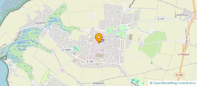 localisation de l'entreprise SCI SOLISE  NIEUL-SUR-MER