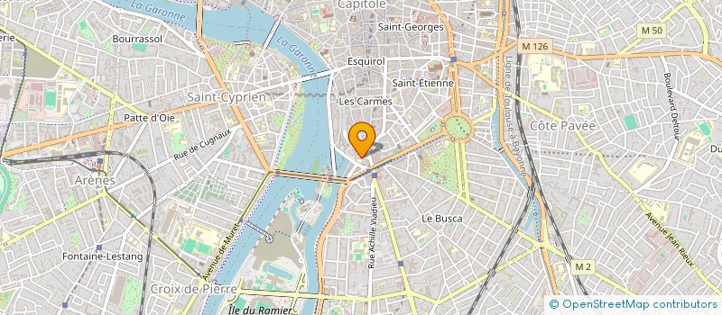 localisation de l'entreprise SCI SOLIVADRI  TOULOUSE