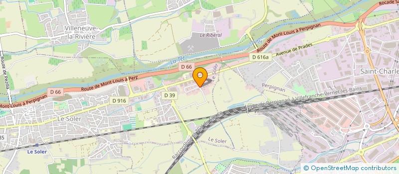 localisation de l'entreprise SCI SOLIVELLA  LE SOLER