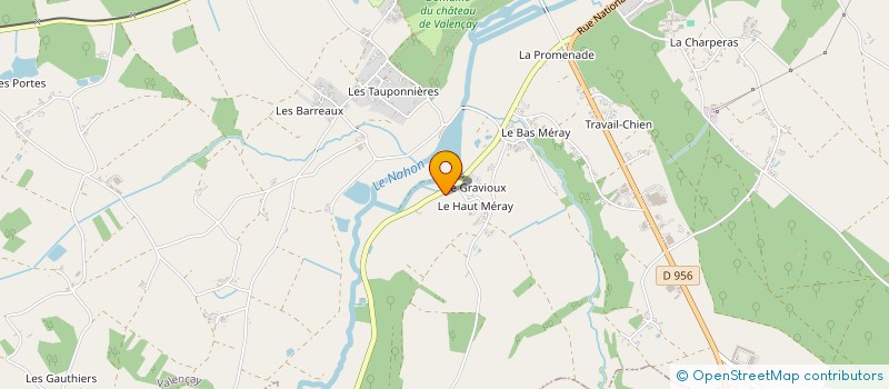 localisation de l'entreprise SCI SOLJAK à VALENCAY