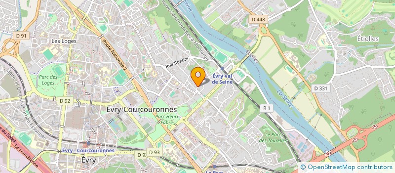 localisation de l'entreprise SCI SOLJENE à EVRY-COURCOURONNES