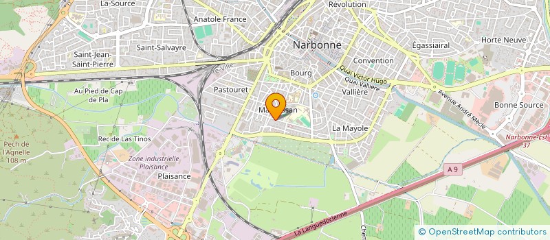 localisation de l'entreprise SCI SOLJEP à NARBONNE