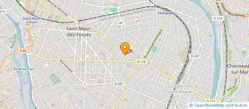 localisation de l'entreprise SCI SOLLER à SAINT-MAUR-DES-FOSSES