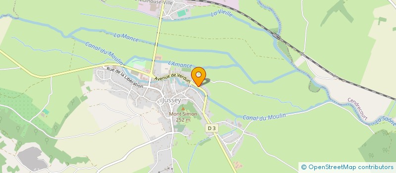 localisation de l'entreprise SCI SOLLEYSEL  JUSSEY