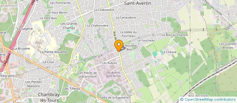 localisation de l'entreprise SCI SOLMA  SAINT-AVERTIN