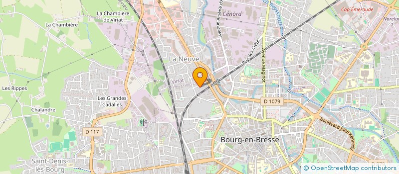 localisation de l'entreprise SCI SOLNAN à BOURG-EN-BRESSE