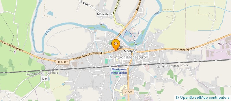 localisation de l'entreprise SCI SOLO  MONTPON-MENESTEROL