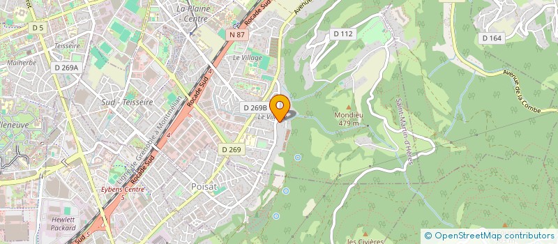 localisation de l'entreprise SCI SOLO  SAINT-MARTIN-D'HERES