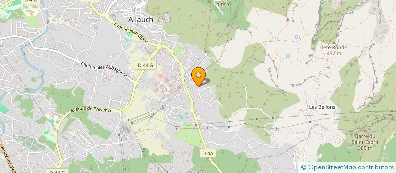 localisation de l'entreprise SCI SOLO  ALLAUCH