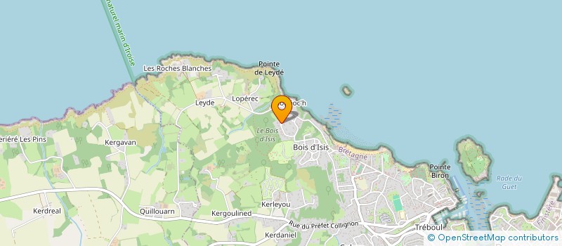 localisation de l'entreprise SCI SOLO  DOUARNENEZ