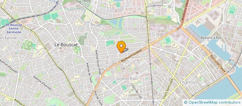 localisation de l'entreprise SCI SOLO  LE BOUSCAT