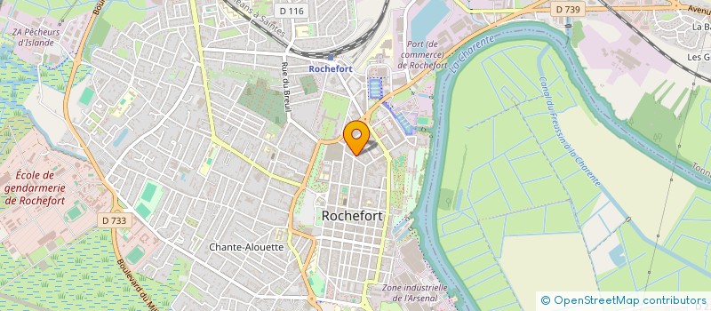 localisation de l'entreprise SCI SOLO CONCEPT  ROCHEFORT