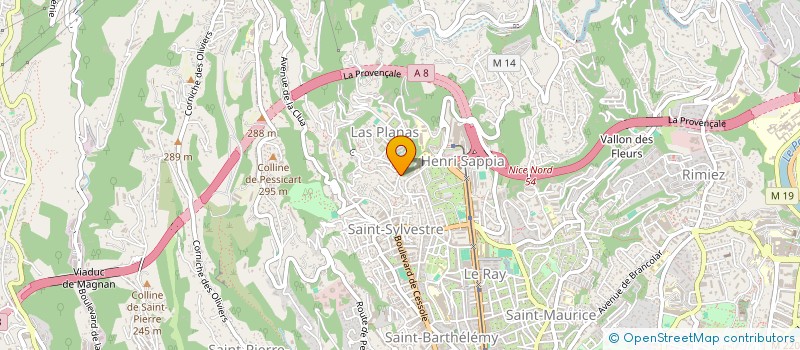localisation de l'entreprise SCI SOLO LIBERTE à NICE