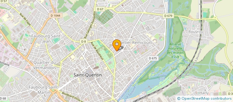 localisation de l'entreprise SCI SOLOBAIL à SAINT-QUENTIN