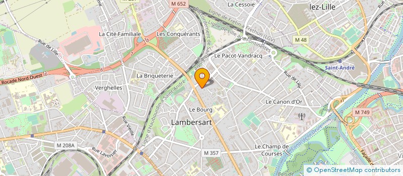 localisation de l'entreprise SCI SOLOBIC 3 à LAMBERSART