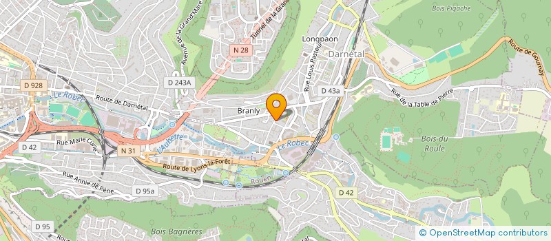 localisation de l'entreprise SCI SOLOFARO  DARNETAL