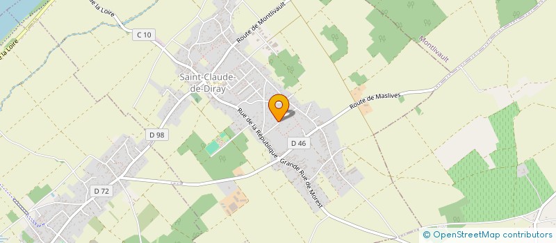 localisation de l'entreprise SCI SOLOFI  SAINT-CLAUDE-DE-DIRAY