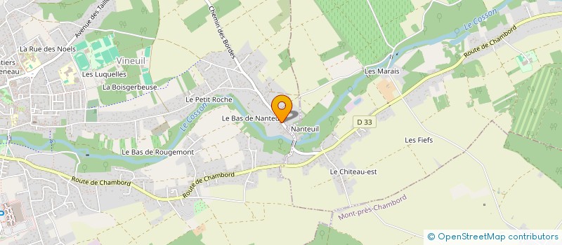 localisation de l'entreprise SCI SOLOGNE COTTAGE  VINEUIL