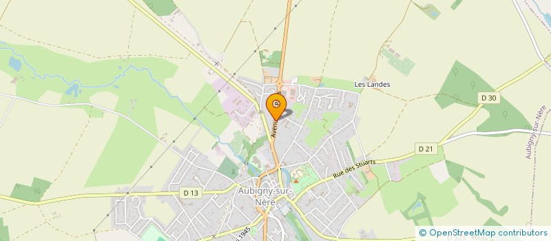 localisation de l'entreprise SCI SOLOGNOTE  AUBIGNY-SUR-NERE