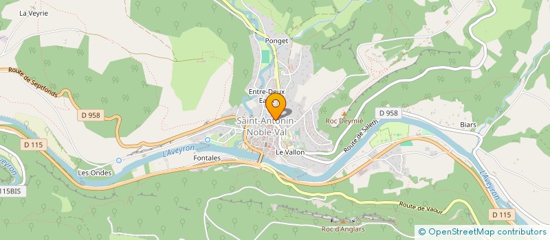 localisation de l'entreprise SCI SOLOMON  SAINT-ANTONIN-NOBLE-VAL