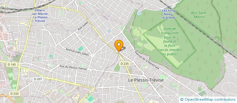 localisation de l'entreprise SCI SOLOMON à LE PLESSIS-TREVISE