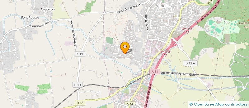 localisation de l'entreprise SCI SOLORA  VENELLES