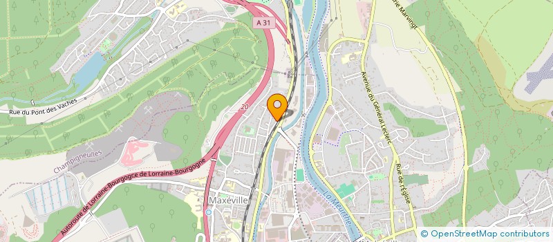 localisation de l'entreprise SCI SOLOSECC  MAXEVILLE