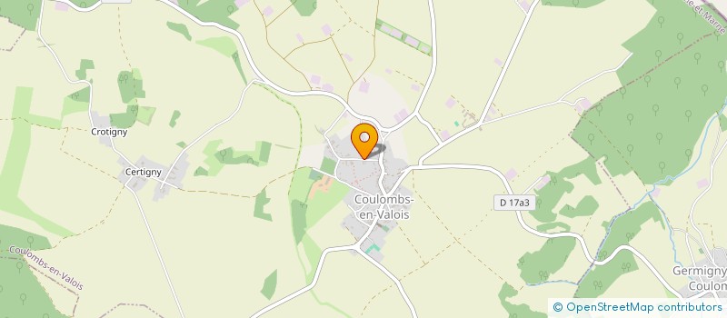 localisation de l'entreprise SCI SOLOTINO à COULOMBS-EN-VALOIS