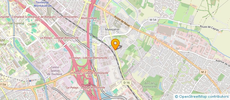 localisation de l'entreprise SCI SOLOU  TOULOUSE