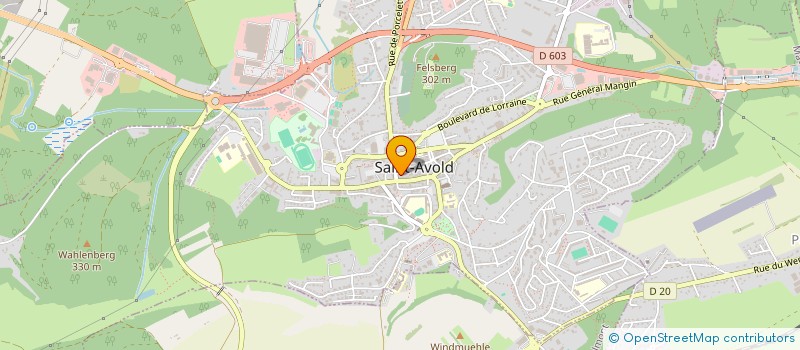 localisation de l'entreprise SCI SOLOVIOF  SAINT-AVOLD