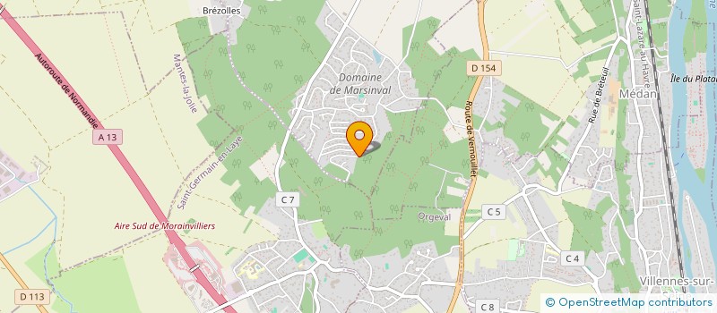 localisation de l'entreprise SCI SOLSTICE  VERNOUILLET
