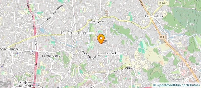 localisation de l'entreprise SCI SOLSTICE à MARSEILLE