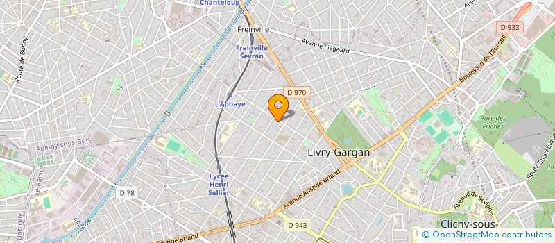 localisation de l'entreprise SCI SOLSTICE à LIVRY-GARGAN