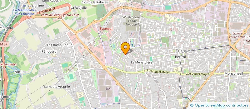 localisation de l'entreprise SCI SOLSTIS à SAINT-CYR-SUR-LOIRE