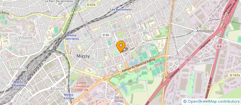 localisation de l'entreprise SCI SOLTIKOFF 2 à MASSY
