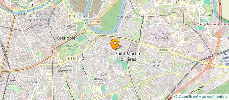 localisation de l'entreprise SCI SOLUD'HERES  SAINT-MARTIN-D'HERES