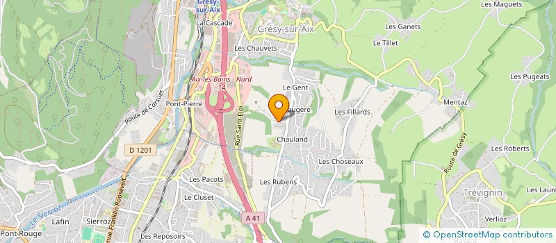 localisation de l'entreprise SCI SOLUTRE  GRESY-SUR-AIX