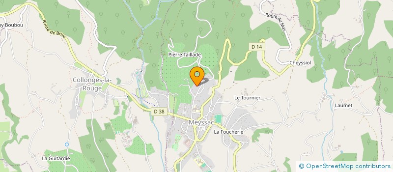 localisation de l'entreprise SCI SOLVALLEY  MEYSSAC