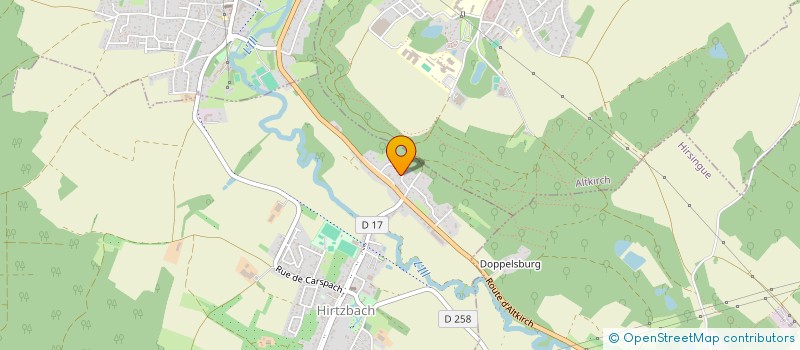 localisation de l'entreprise SCI SOLVEBA  HIRTZBACH