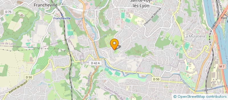 localisation de l'entreprise SCI SOLVY  SAINTE-FOY-LES-LYON