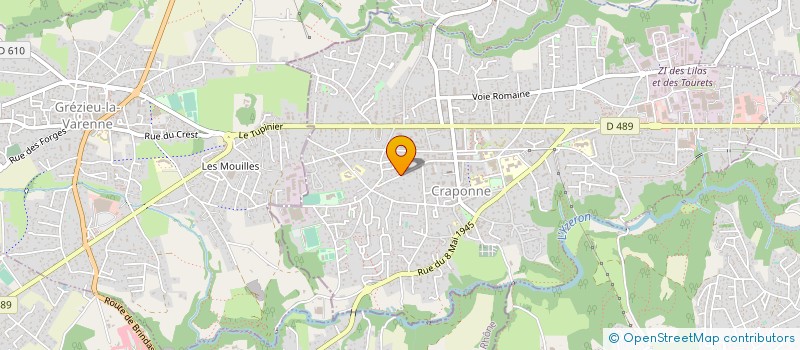 localisation de l'entreprise SCI SOLY  CRAPONNE