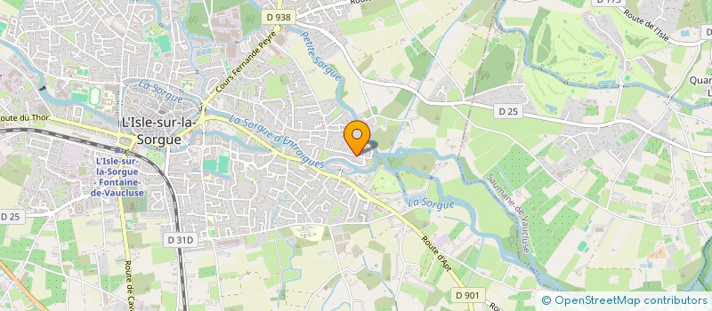 localisation de l'entreprise SCI SOLYA  L ISLE SUR LA SORGUE