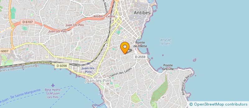 localisation de l'entreprise SCI SOLYLUNA à ANTIBES