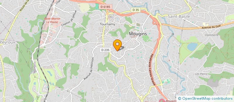 localisation de l'entreprise SCI SOLYMAR à MOUGINS