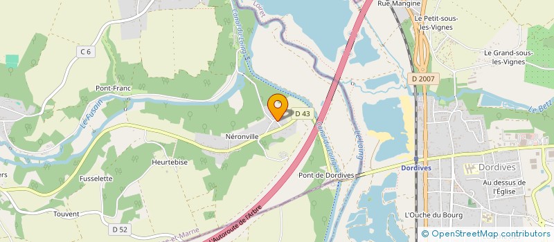 localisation de l'entreprise SCI SOLYME  CHATEAU-LANDON