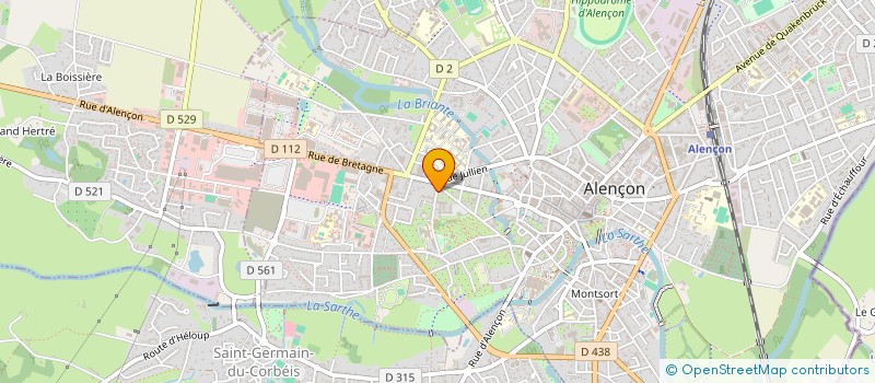 localisation de l'entreprise SCI SOLYVAL à ALENCON
