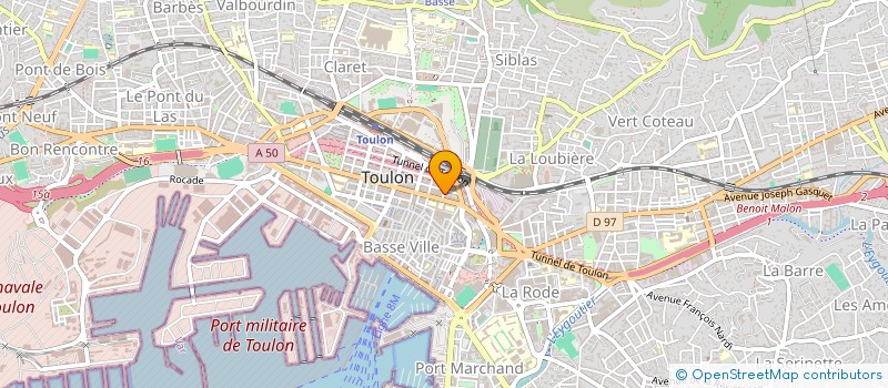 localisation de l'entreprise SCI SOLYVI  TOULON