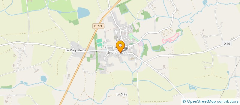 localisation de l'entreprise SCI SOLZEN  SAINT-VINCENT-DES-LANDES