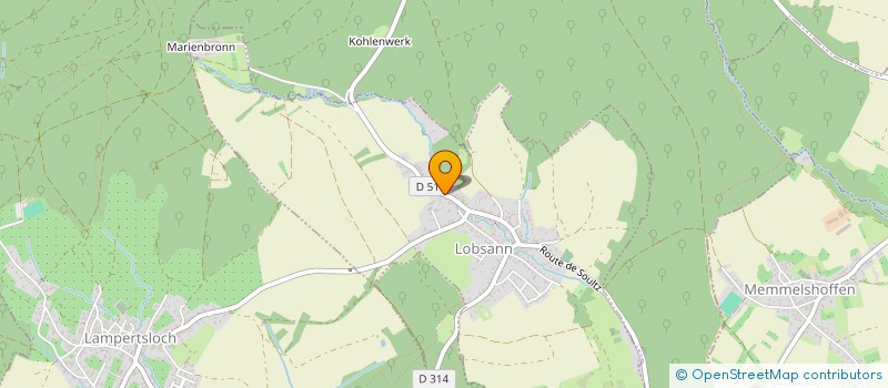 localisation de l'entreprise SCI SOM  LOBSANN