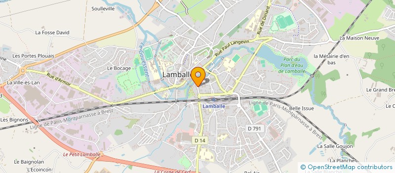 localisation de l'entreprise SCI SOMA  LAMBALLE-ARMOR